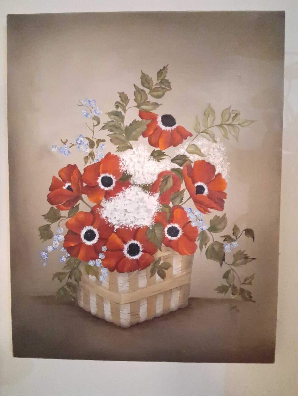 Red Poppy Floral Canvas Wall Art - Home Art
